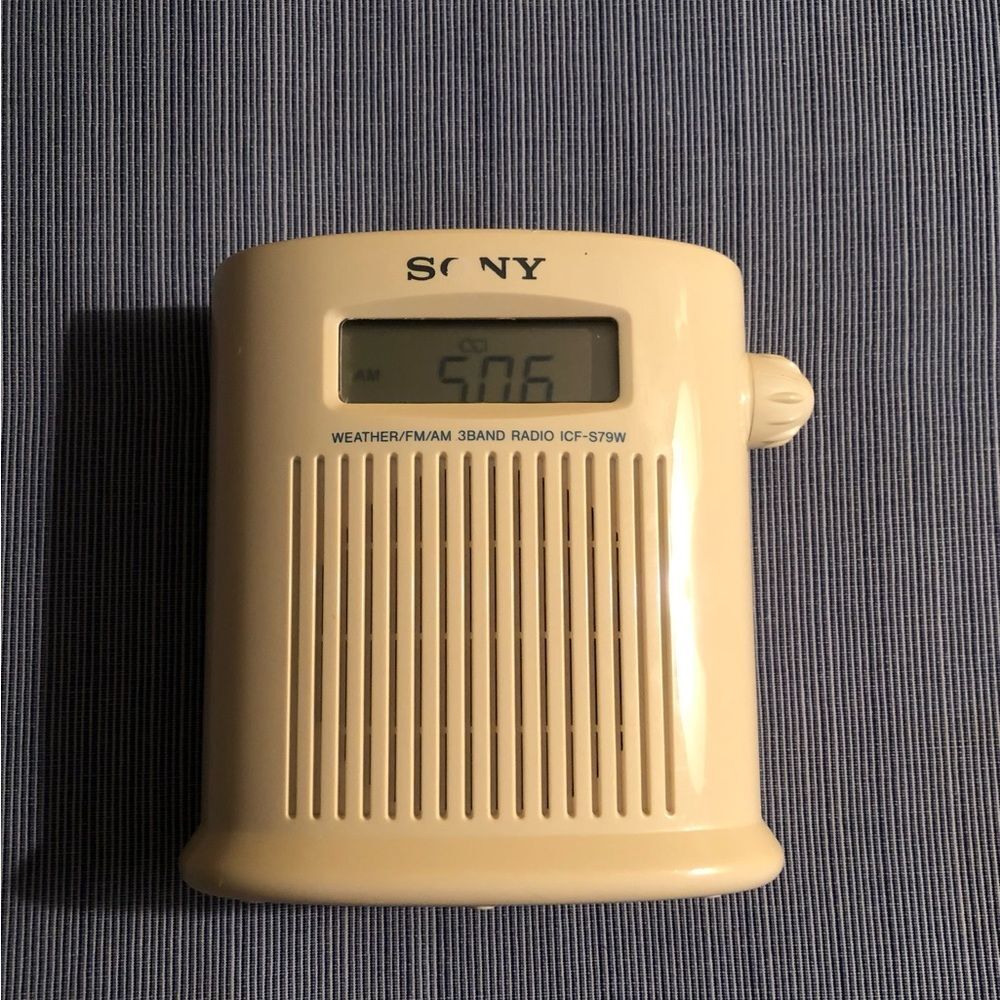 Sony Weather/FM/AM 3Band Radio ICF-S79W FOR PARTS ONLY